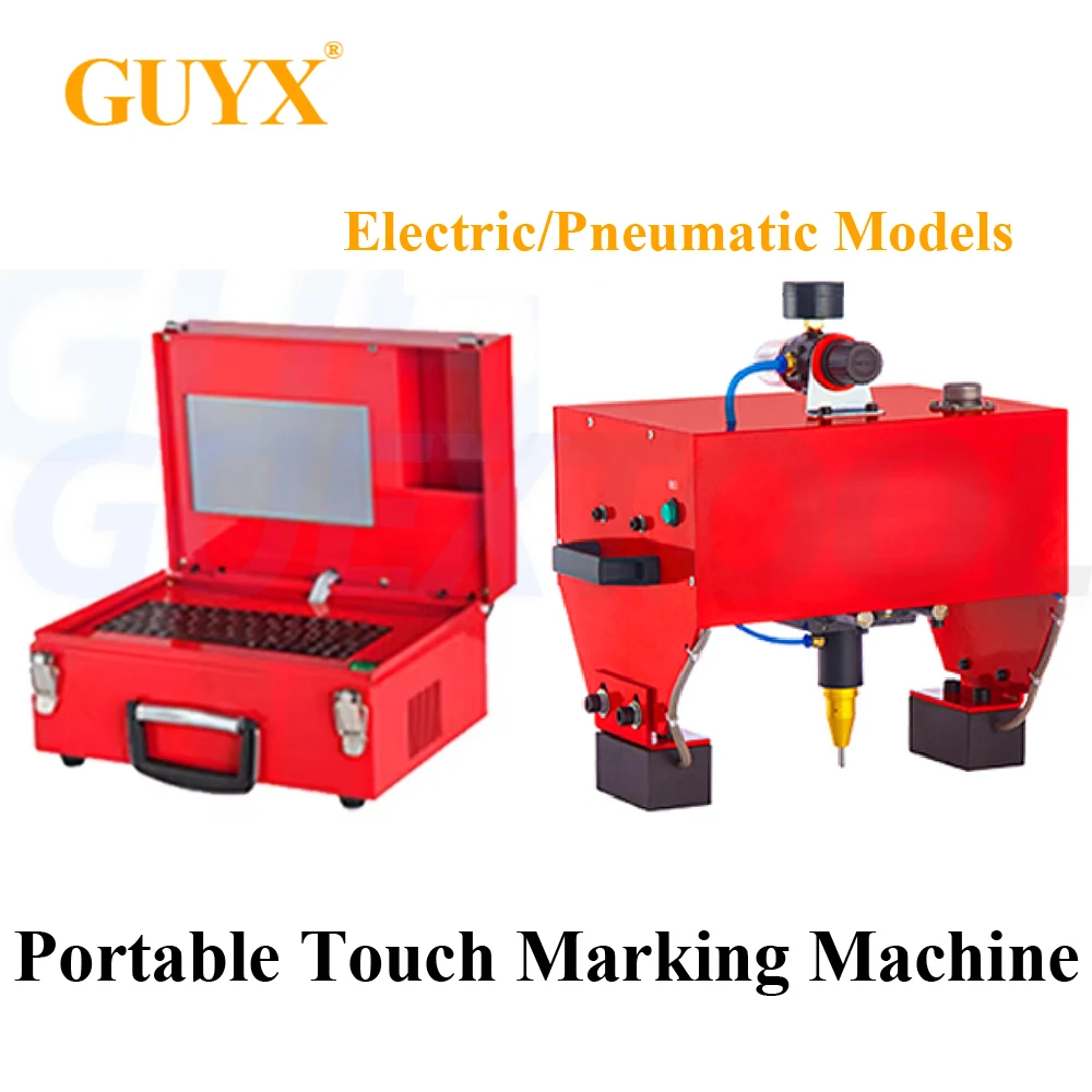 Macchina portatile per la marcatura del tocco del metallo dell'acciaio Macchina per l'incisione dello stampo della piastra dell'acciaio del tubo dell'acciaio Macchina elettrica/pneumatica per la codifica VIN/codice/tel