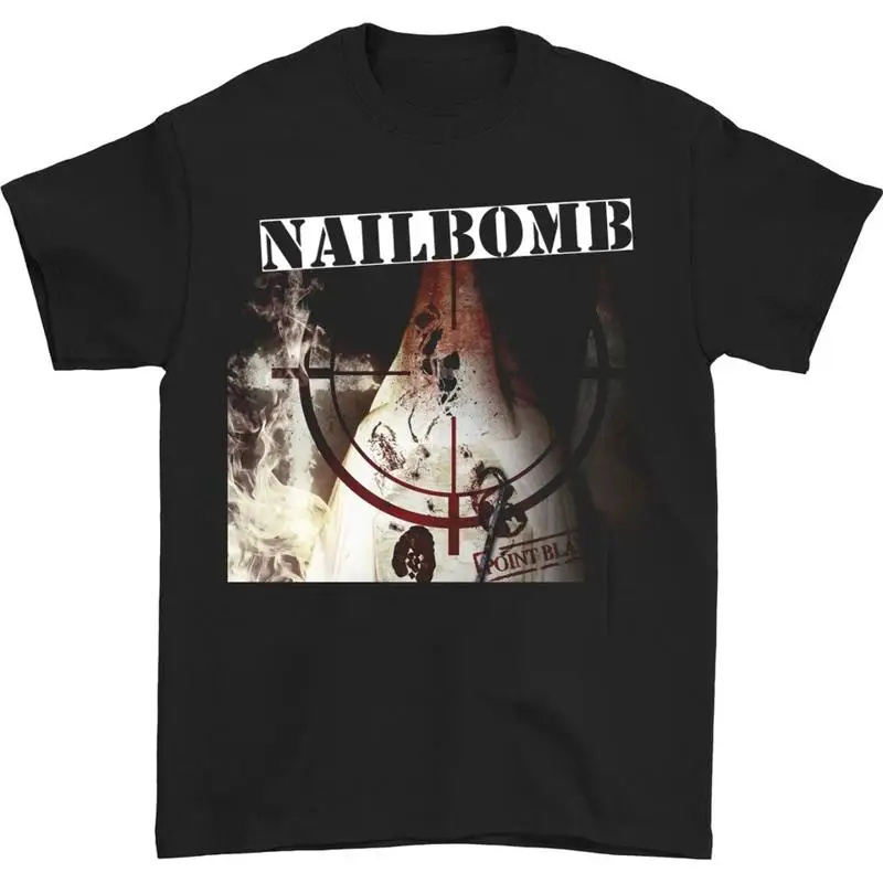 HOT NEW Nail band black T-shirt short sleeve All sizes S-5Xl JJ4159