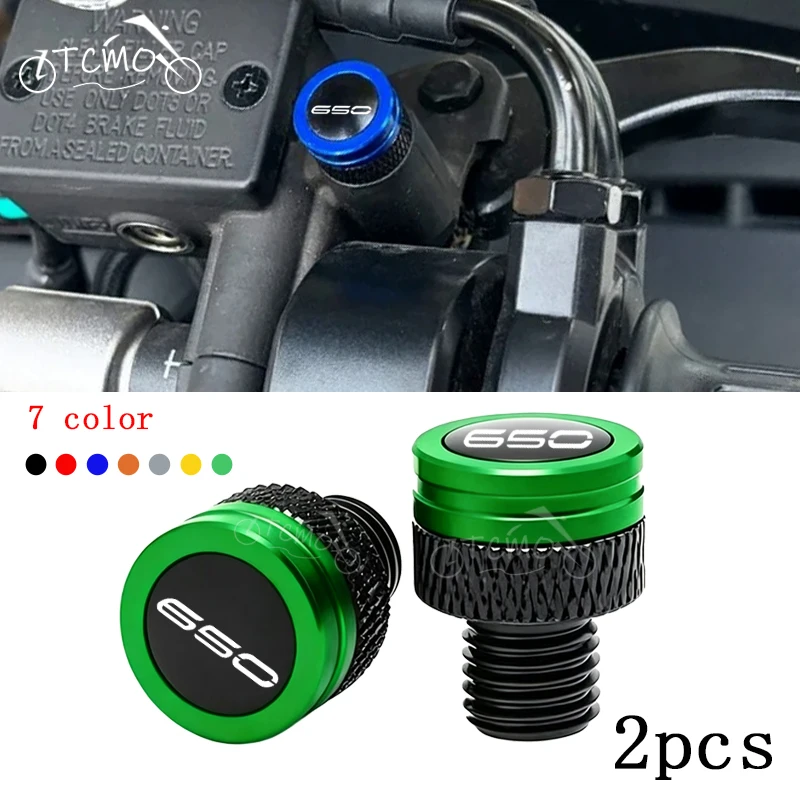 

M10*1.25 Motorcycle CNC Aluminum Mirror Hole Plugs Screws Bolts Cover Caps For Kawasaki Z650 Z650RS Z 650RS Z650 RS Z 650