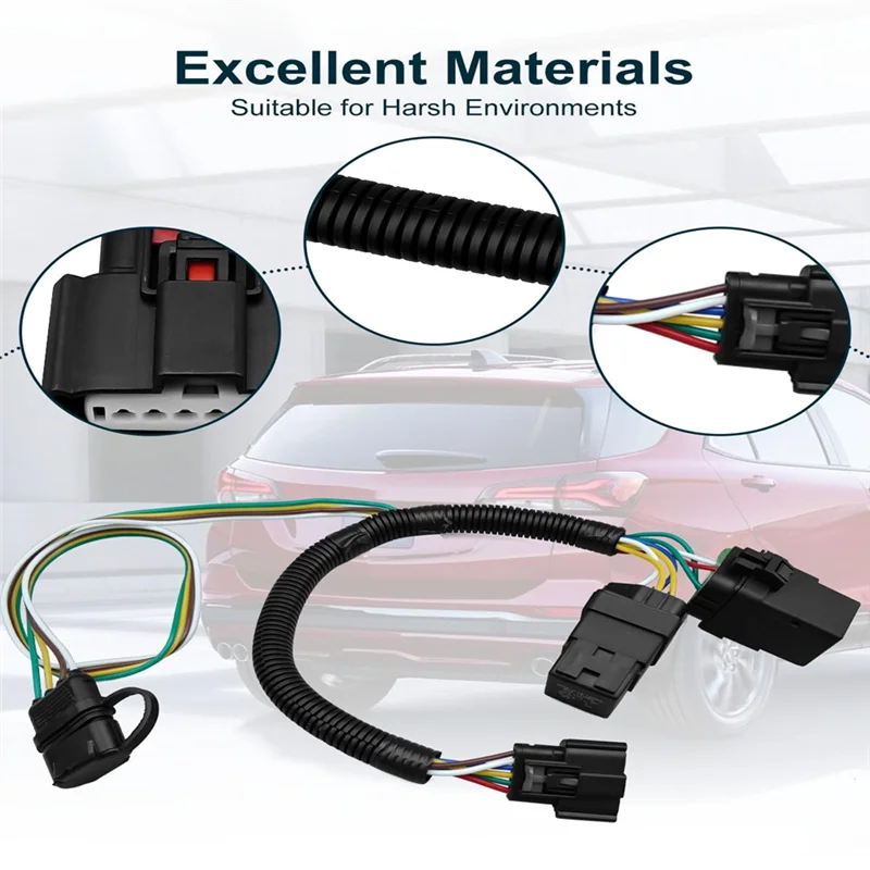 Durable 4-Pin Trailer Tow Wiring Connector Relay Harness For Equinox For GMC Terrain 2018-2024