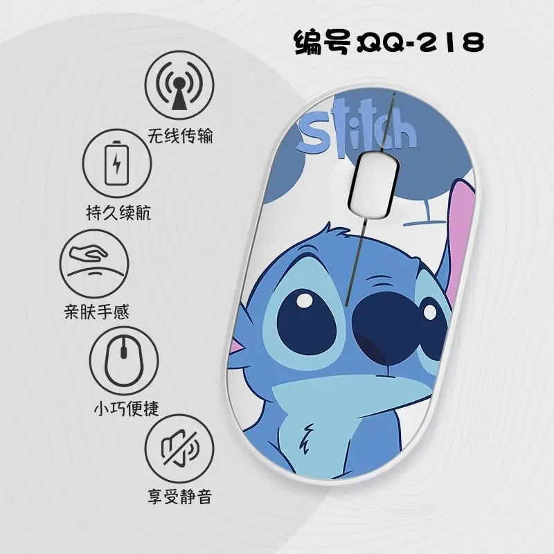 Kawaii Disney Animacja Lilo & Stitch Cartoon Stitch Bezprzewodowa mysz Bluetooth Cichy komputer biurowy Laptop Komputer stacjonarny Uniwersalny