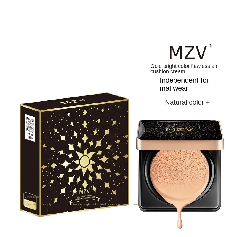 

MZV Air Cushion BB Cream Waterproof Foundation with Replacement Full Cover Oil Control Face Base Makeup Soft Baneou Concealer