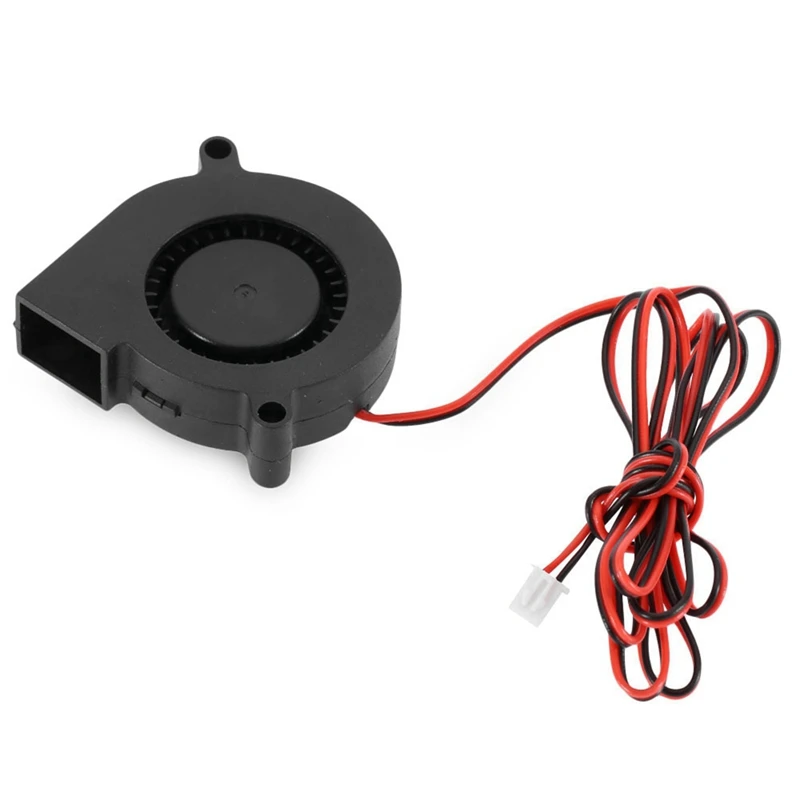 Air Blower Turbo Fan Ultra-Quiet Small DC Cooling Fan 5015 DIY 3D Printer Assembly Kit For Reprap E10 E12 DC 24V Fans