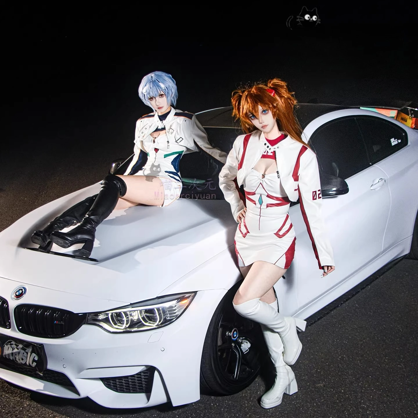 Asuka Langley Soryu Anime EVA Cosplay Ayanami Rei Costume Sexy Daily Leather Motorcycle Coat Outfit Women Halloween Uniform view 3