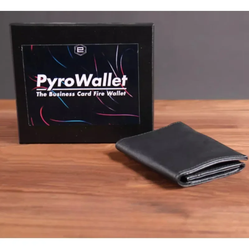 

PYRO Wallet Magic Tricks Magician Close Up Street Illusions Gimmick Props Mentalism Funny The Business Card Fire Wallet Magia