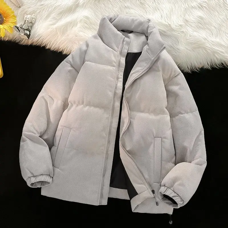 

Осень-зима, новая толстая хлопковая женская одежда с воротником-стойкой и защитой от холода, куртка-парка для повседневной одежды, топы