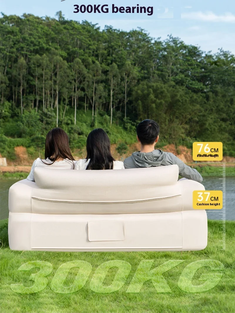 Lohascamping Outdoor Inflatable Air Sofa Portable WaterProof Lazy Sofa Backyard home Travel Camping Picnic Relaxation Chair image 4