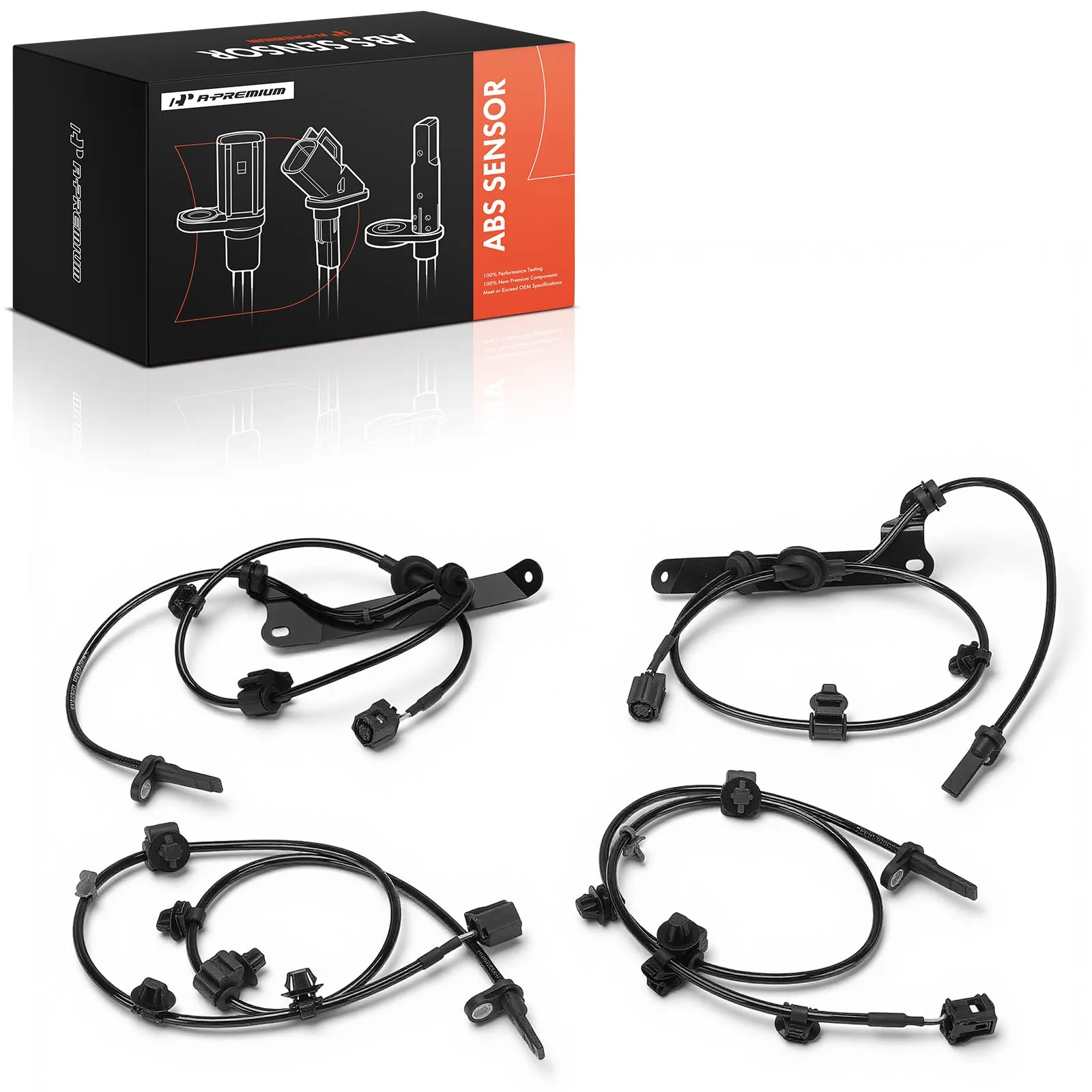A-Premium 4Pcs Front & Rear Side(Driver & Passenger Side) ABS Wheel Speed Sensor for Scion FR-S 2013-2016 Toyota 86 2017-2020