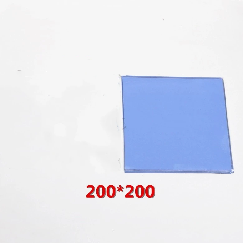 Thermal Conductive Silicone Pad for 200MM*200MM Single Sided Adhesive Backing CPU Thermal Conductive Soft Silicone Router