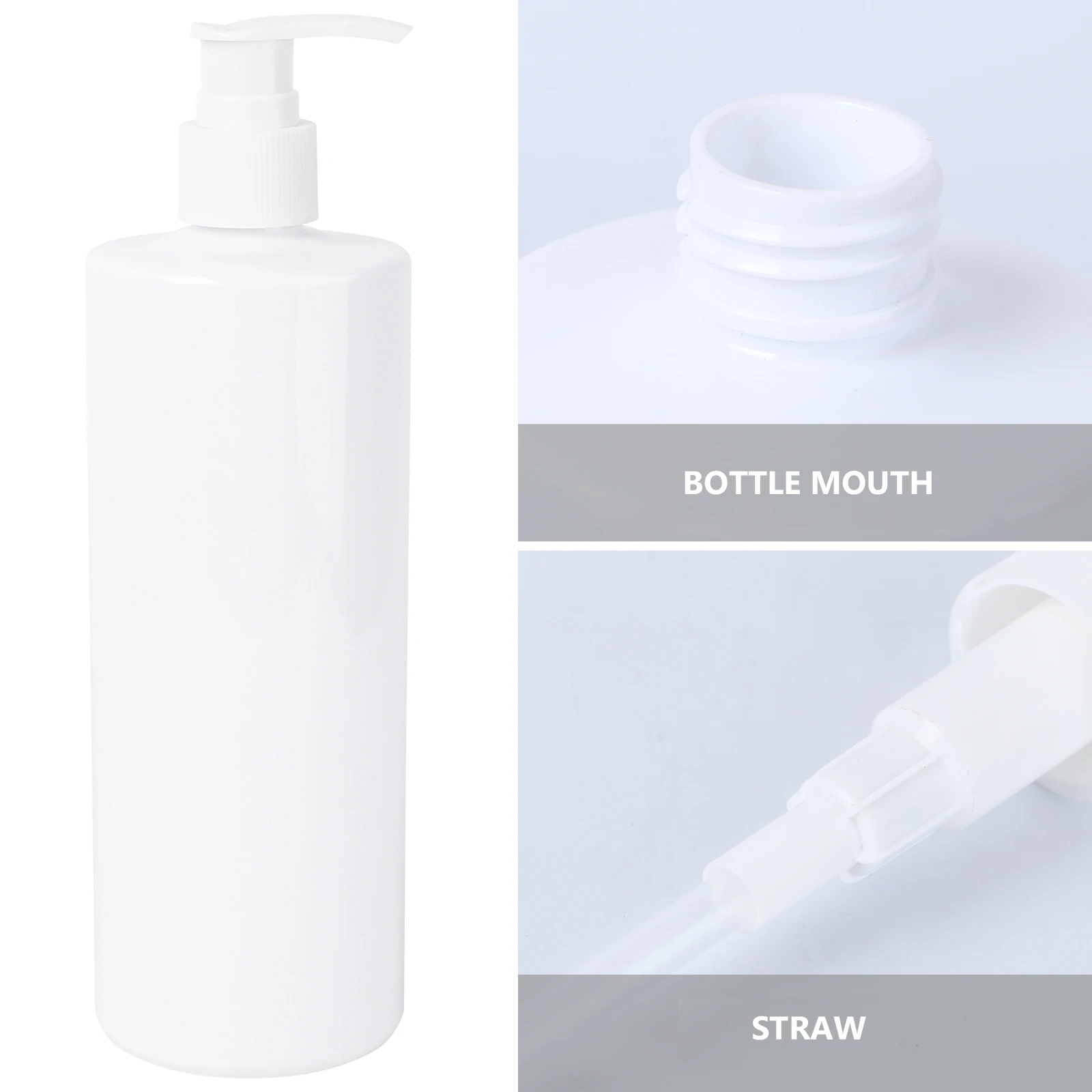 

H Soap Bottles Large Size Bathroom Container Shampoo Lotion Travel No Leak Plastic Bottle Safety Material