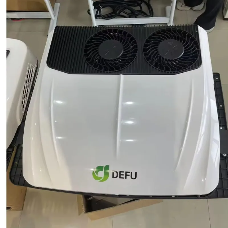 

DEFU Truck Roof APU Air Conditioner 12/24 Volt Cabin Camper R134A Refrigerant 6200-7200BTU Parking Air Conditioner
