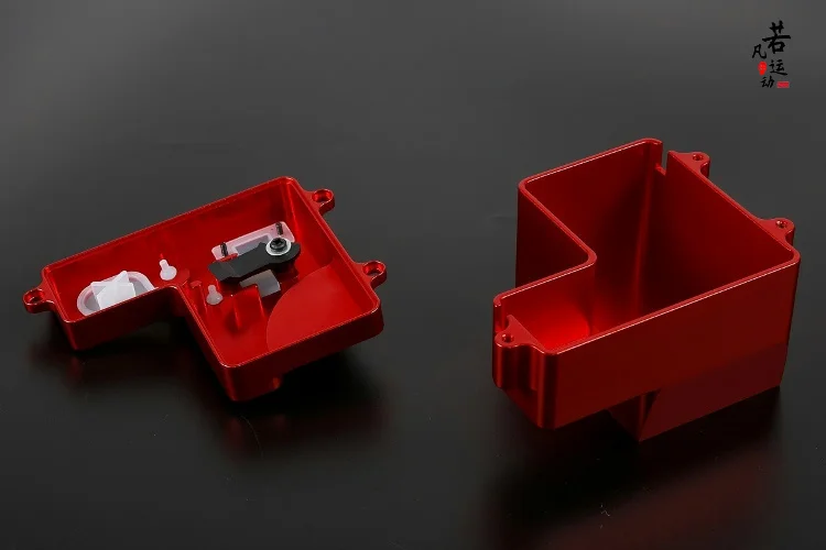 The RUFAN BAHA remote control car symmetrical steering CNC metal equipment box is suitable for the entire BAJA series including