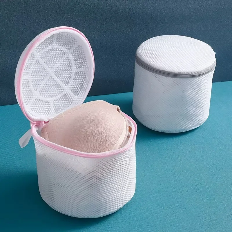 Anti-deformation Bras Washing Bag Thicken Polyester Underwear Laundry Bag Zippered Mesh Washing Machine Dedicated Wash Bra Bags