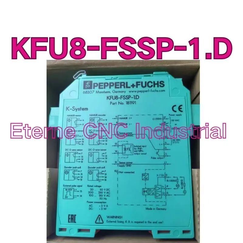 Quick delivery KFU8-FSSP-1. D safety barrier brand new