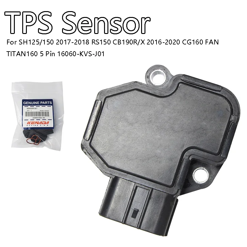 TPS Throttle Position Sensor 16060-KVS-J01 For SH125/150 2017-2018 RS150 CB190R/X 2016-2020 CG160 FAN TITAN160 5 Pin