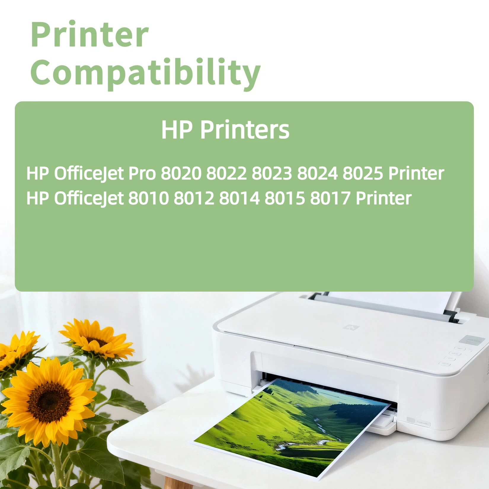 Yowell 912XL Multipack Kompatible Tintenpatronen Ersatz für HP 912 XL 912XL für HP Officejet Pro 8022 8020 8012 8010 8014 – Detail 3