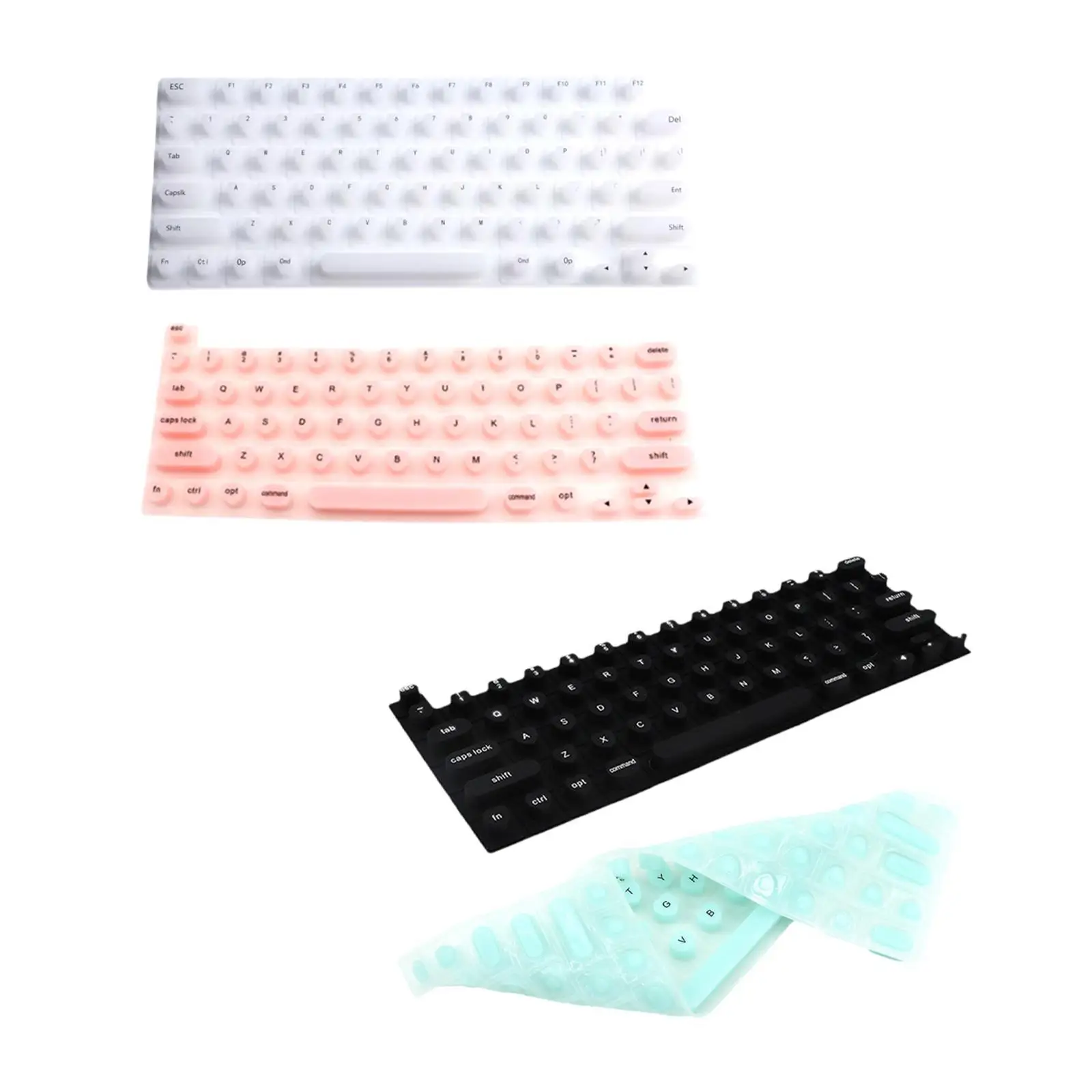 Film de protection en silicone pour clavier Nail Art, couverture anti-poussière universelle, pour ordinateur portable, en forme de cœur, prédire