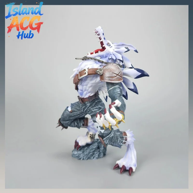 

Коллекционная фигурка Гарурумона из аниме Digimon, модная игрушка-статуэтка, украшение для рабочего стола, подарок на день рождения