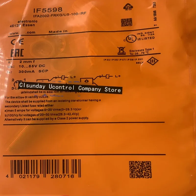 

2 шт. новые бесконтактные датчики IF5579 IF5580 IF5594 IF5929 IF5480 IF5493 IF5492