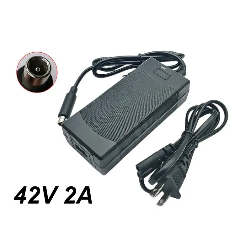 1 Set Universal Charger 42V 2A Battery Charger Adapter For Es1 Es2 Es4 E22 E25 F40 F20 M365 1S Pro Pro2 For Ninebot view 3