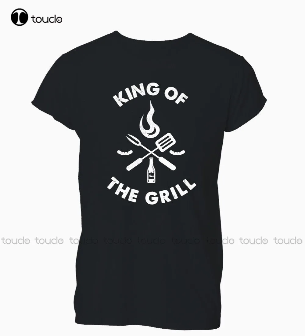 New Brand Cheap Sale King Of The Grill Funny Bbq Barbecue Dad Grill T-Shirt Tshirt Mens Xs-5Xl Unisex Aldult Teen Tee Shirt