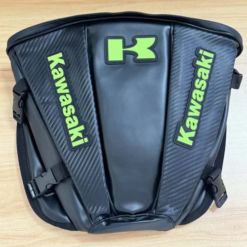 Imagen 2 del producto Nueva mochila para motocicleta Kawasaki, bolsa trasera para motocicleta, resistente al desgaste, Maleta trasera impermeable para motocicleta, bolsa para motociclista eléctrico