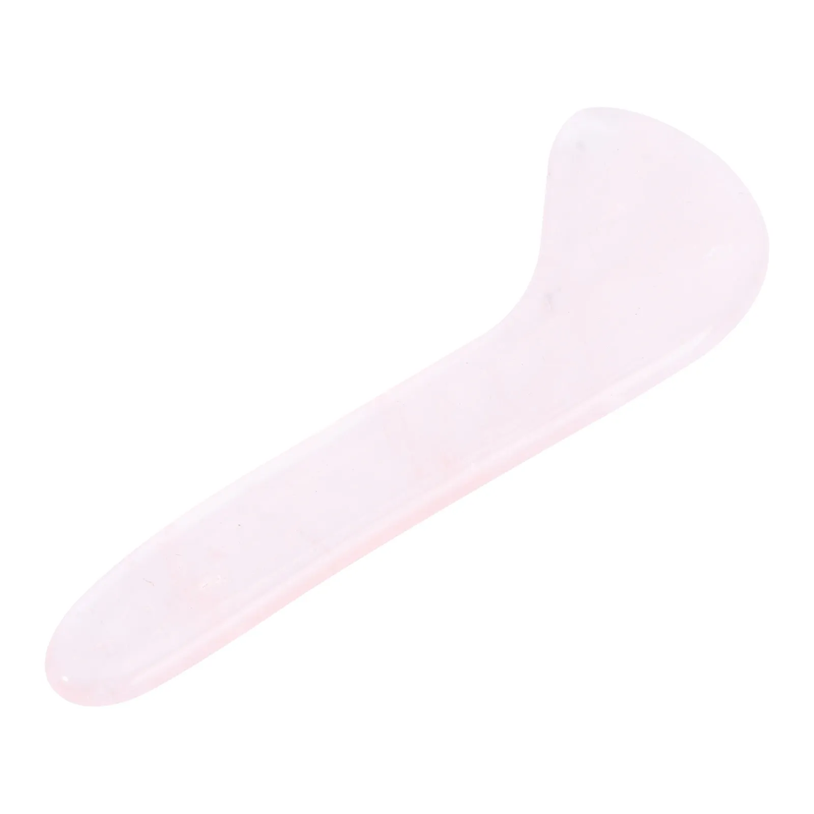 

Natural Pink Crystal Jade Guasha Scraper Shape Facial Gua Sha Massage Tool for Face Eye Neck Cheek Chin Forehead
