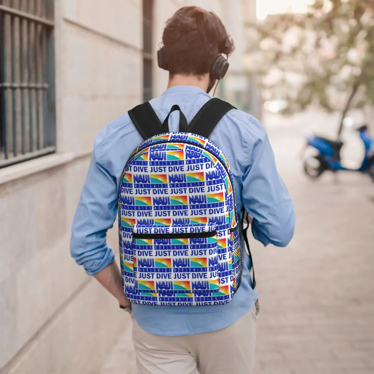 

NAUI The Difinition Of Diving Backpack Student BookBag Kids School Bag Laptop Shoulder Bags for Men Women