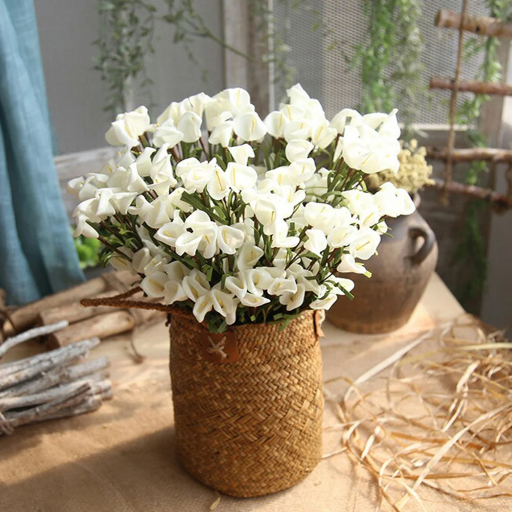 

Handmade Seagrass Braided Basket Laundry Storage Box Flower Pot Desktop Woven Flower Pot Braided Basket