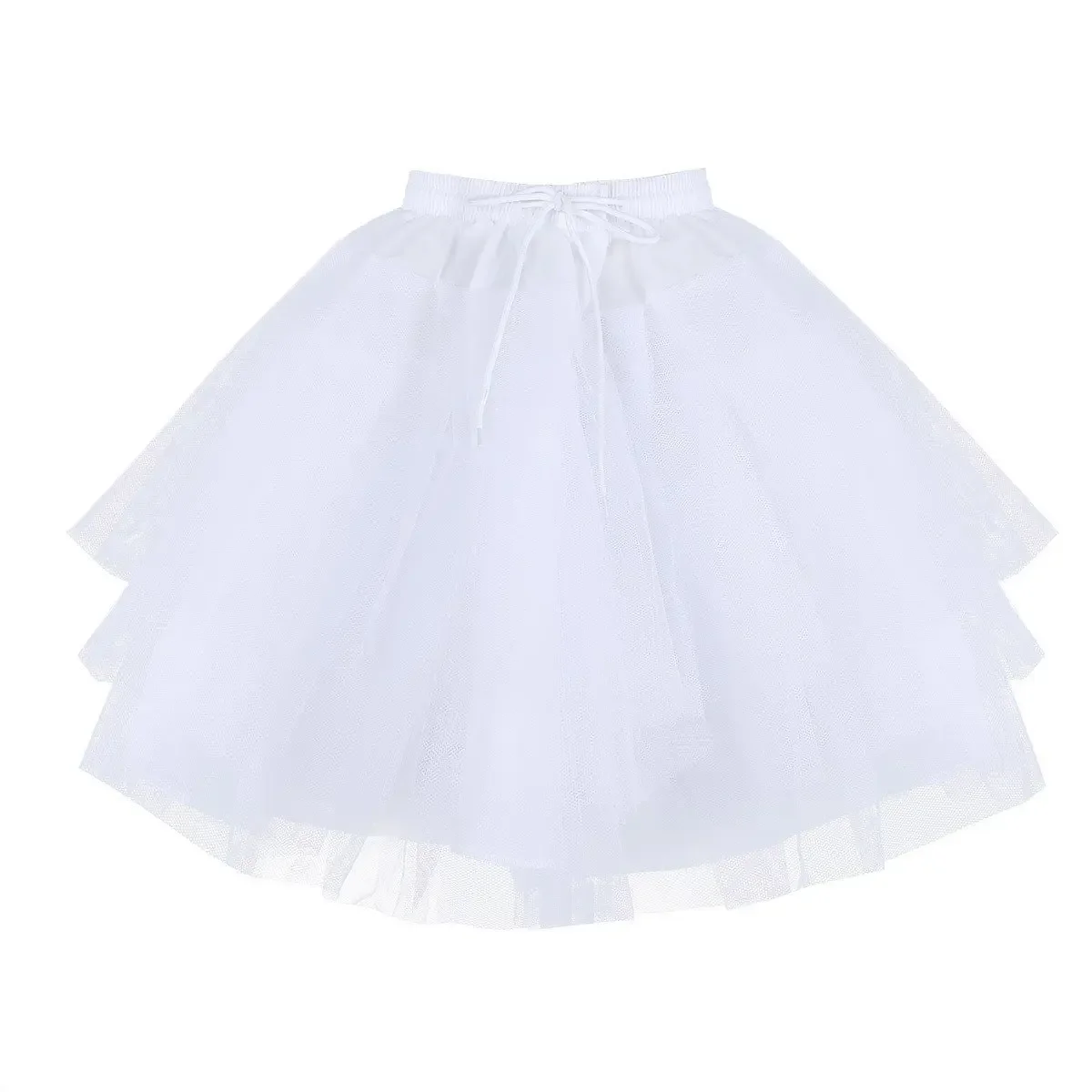 Kids 3 Layers Wedding Party Flower Girl Petticoat/Underskirt/Crinoline