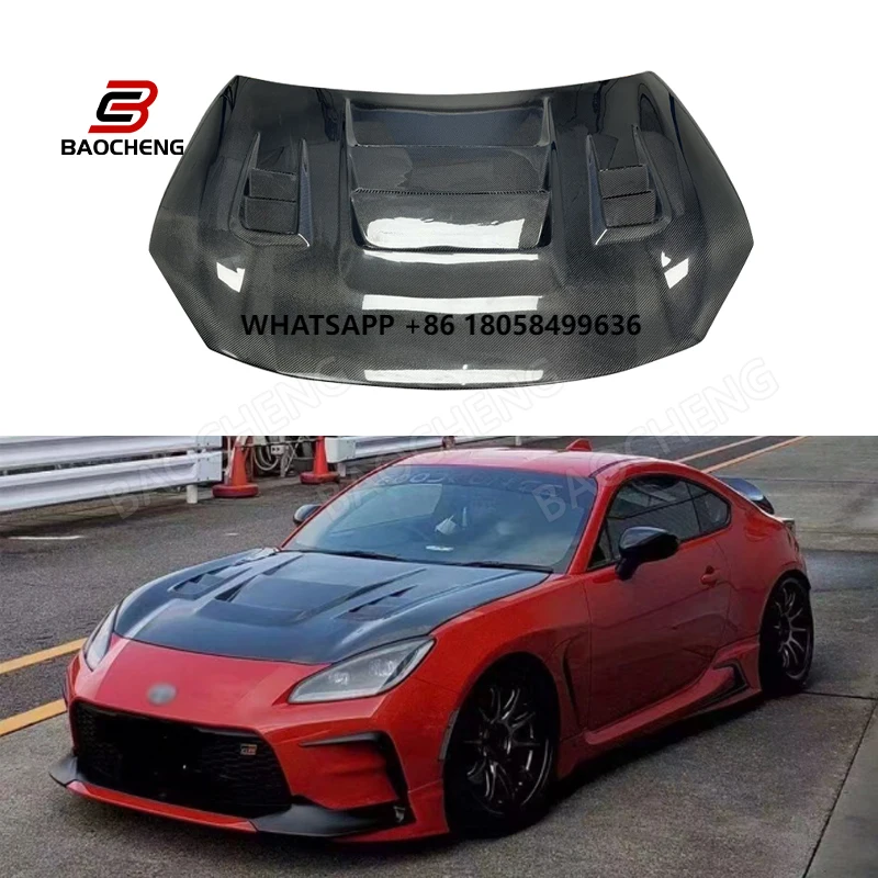 

BRZ Carbon Fiber Hood for Subaru BRZ GR86 2020-2023 Front Engine High Quality Carbon Fiber Hood Bonnet Vent Body Kit