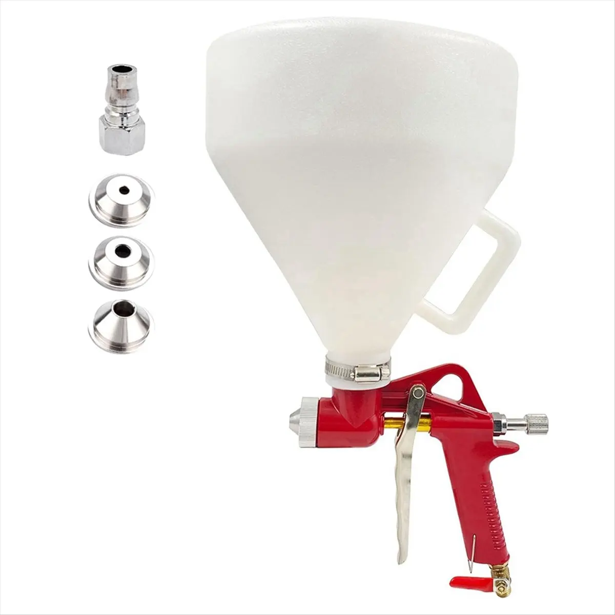 ABPP Air Texture Tool ,1.58 Gallon Drywall Wall Painting Sprayer With 3 Nozzles(4.0Mm/6.0Mm/8.0Mm) For Stucco Mud Walls