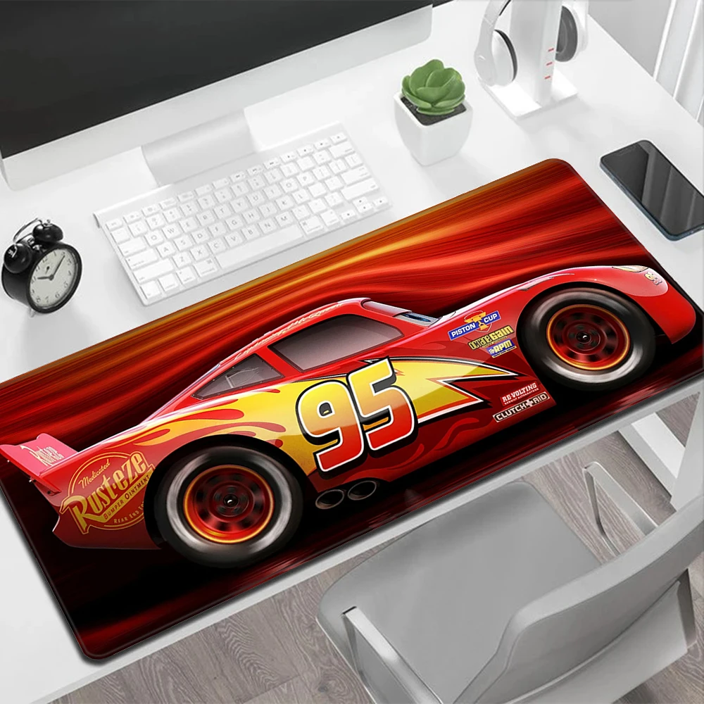 Cars Lightning McQueen Mousepad HD Printing Computer Gamers Locking Edge Non-slip Mouse Pad XXL90x40cm Keyboard PC Desk Pad