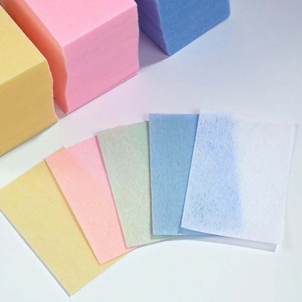 100/600pcs Salviette per unghie in cotone senza pelucchi Rimozione smalto per unghie Gel super assorbente Rimozione smalto per unghie Dischetti di cotone Strumenti per salone di bellezza