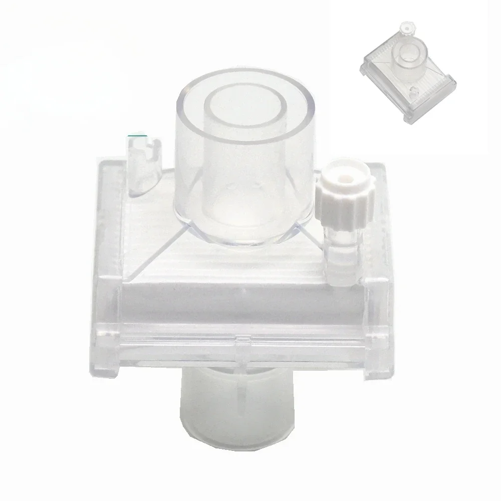 

5PCS Bacterial Viral Filter Hepa Filter for Adult, Connector 22m/15f-22f/15m, Tidal Volume:200ml-1500ml,With Gas Sampling Port.