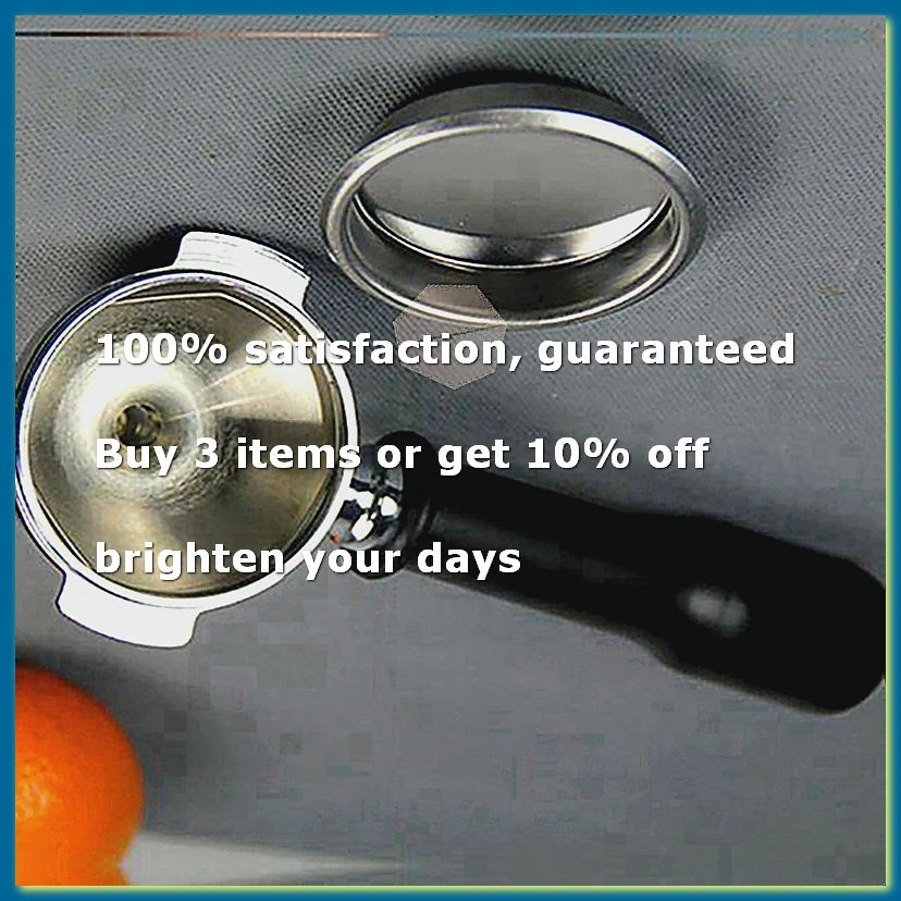 4PCS 51mm Coffee Filter Replacement Filter Basket for Coffee Bottomless Portafilter for Espresso Machine Part