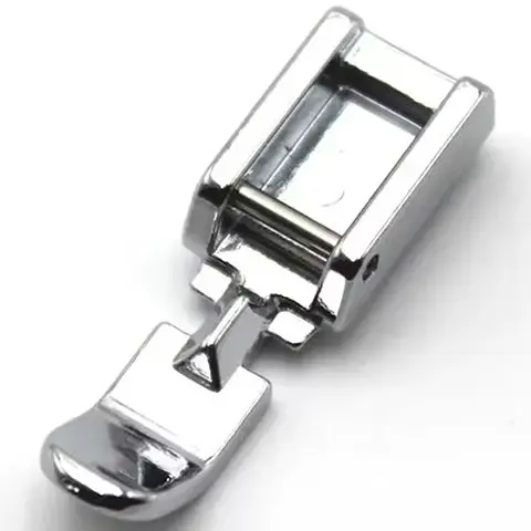 Narrow Foot Zipper Sewing Machine Presser Compatible with Low Shank Snap-On Accessories Left & Right Foot for Sewing Machines