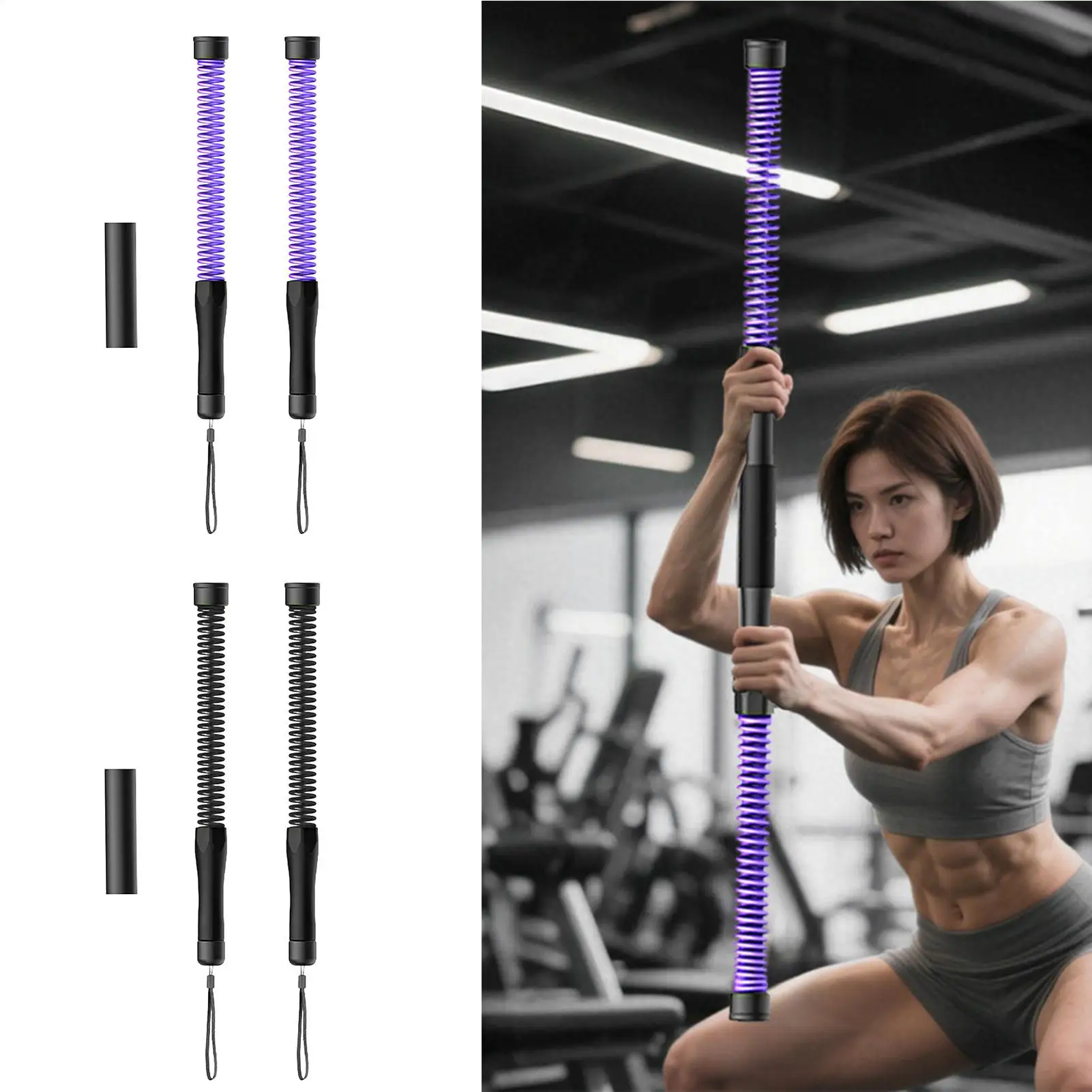 

Беспроводная боевая веревка Сверхмощная беспроводная система силовых тренировок Силовое оборудование для рук Веревка для тренировок в домашнем спортзале для всего тела