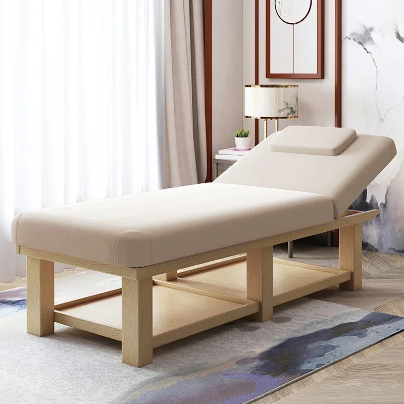 

Wooden Top Grade Massage Bed Multifunction Beautify Ear Cleaning Knead Massage Tables Spa Salon Furniture Lettino Estetista FYMB