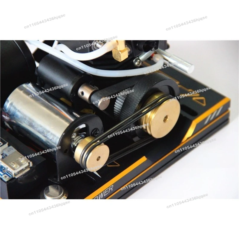 Miniature Four-stroke 12v  Methanol DC Generator with USB Mobile Phone Charger Digital Display