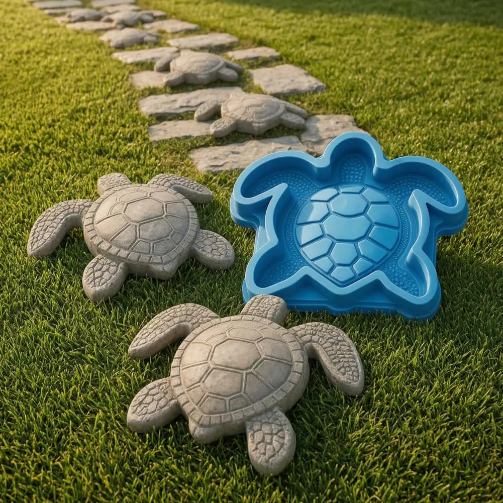 Ocean Mold Garden Stepping Stone Form Ocean Stepping Stone Silicone Mold Reusable Garden Patio Casting Mold Sea Turtle Octopus