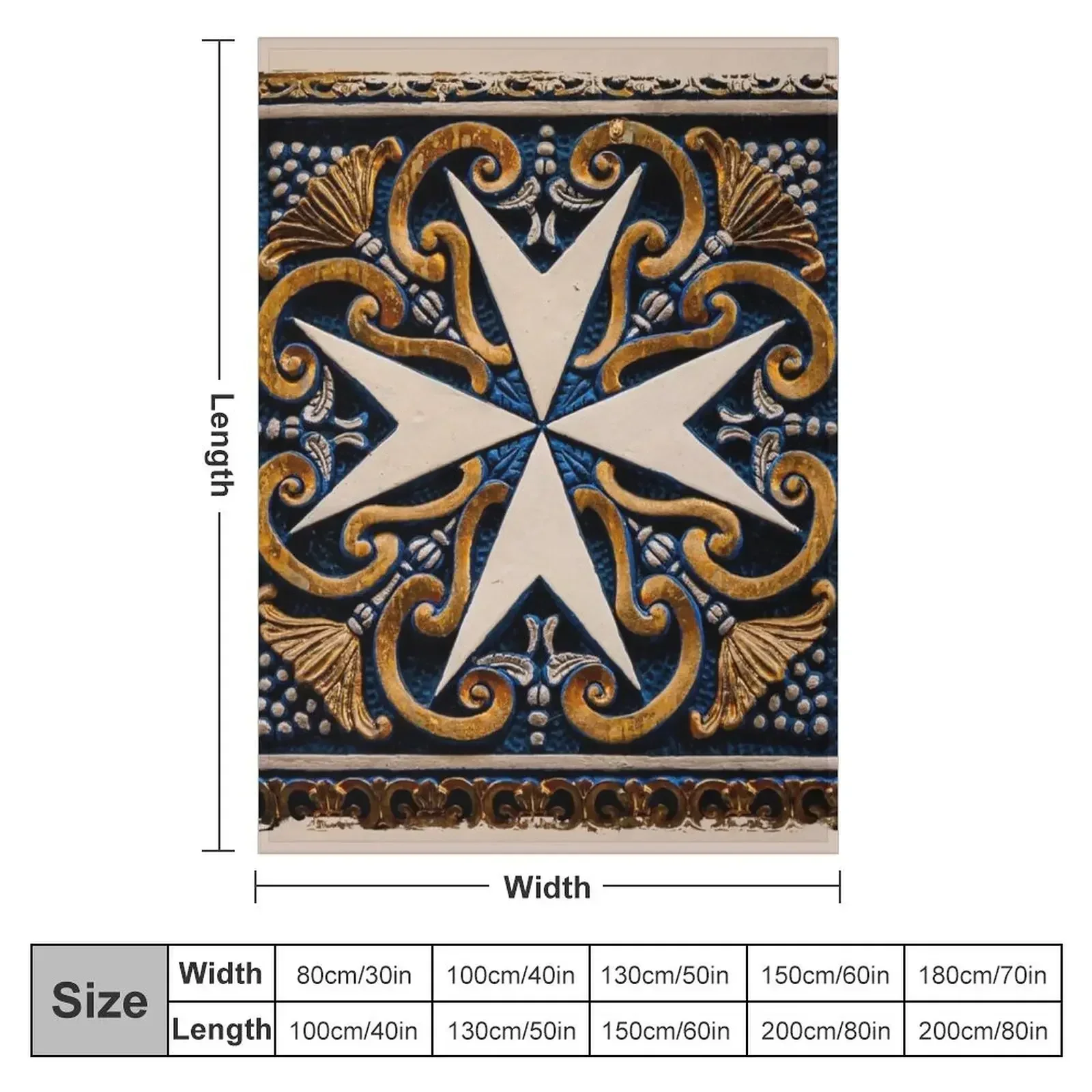 Maltese Tile Throw Blanket couch cozy soft plush fuzzy picnic outdoor blanket