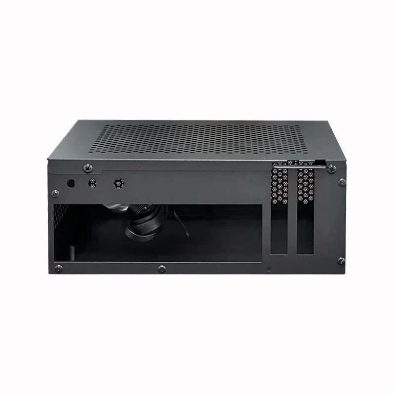 SKTC A09 Mini PCIE Desktop Case ITX17 * 19 Main Board DC Adapter Half Height 3.8LHTPC Computer