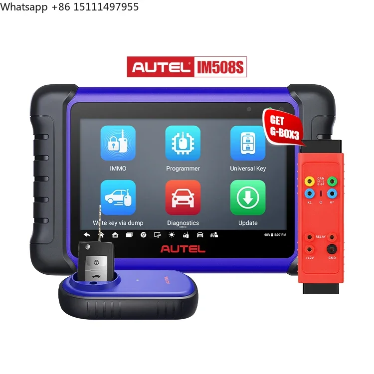 100% Original Autel MaxiIM IM508S IM508 Upgrade of IM100 Car Key Programmer Key Programming for All Cars Diagnostic Scanner