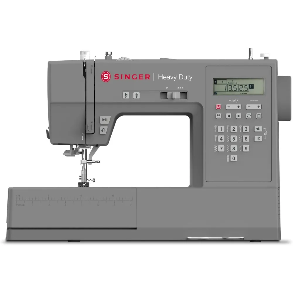 HD6700C Electronic Heavy Duty Sewing Machine with 411 Stitch Applications - Sewing Made Easy