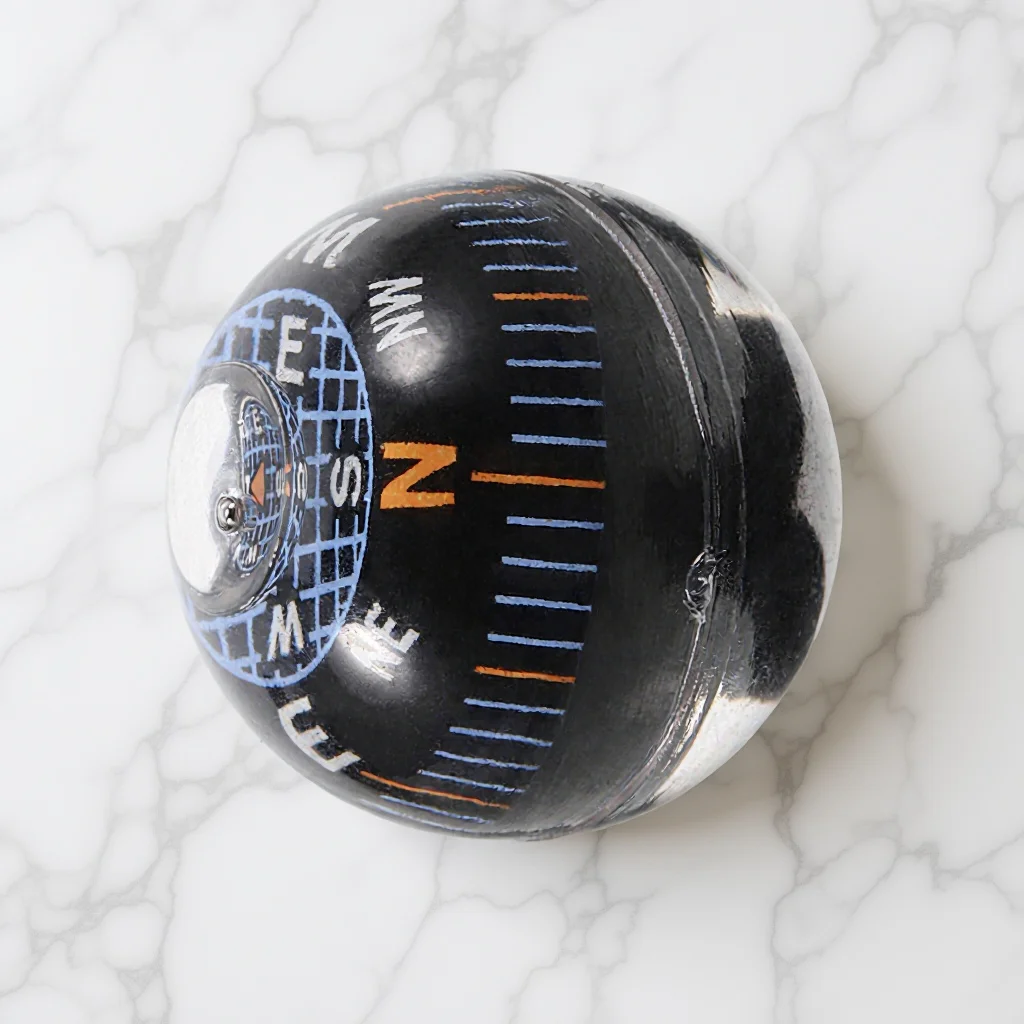 

Black Mini Ball Compass Plastic for Car Dashboard Automotive Automotive Vehicle Navigation Motorcycle Outdoor Kids Compass