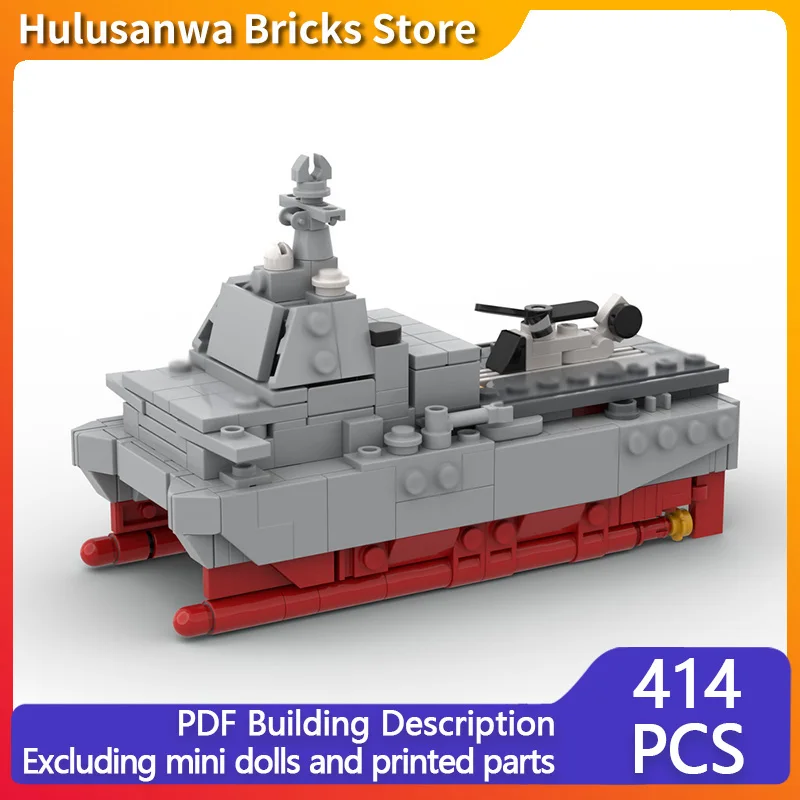 히비키 클래스 에이지스 장착 컨셉 선박 모델 MOC 빌딩 블록 전쟁 장비 모듈형 기술 선물 휴일 어린이 장난감