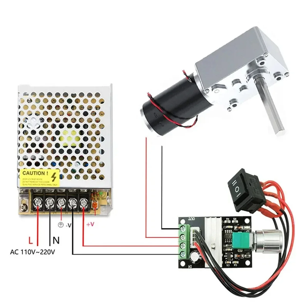 5840-31ZY محرك مخفض تروس دودة نحاسي 12 فولت محرك ذاتي القفل 470 دورة في الدقيقة للمحرك الإلكتروني