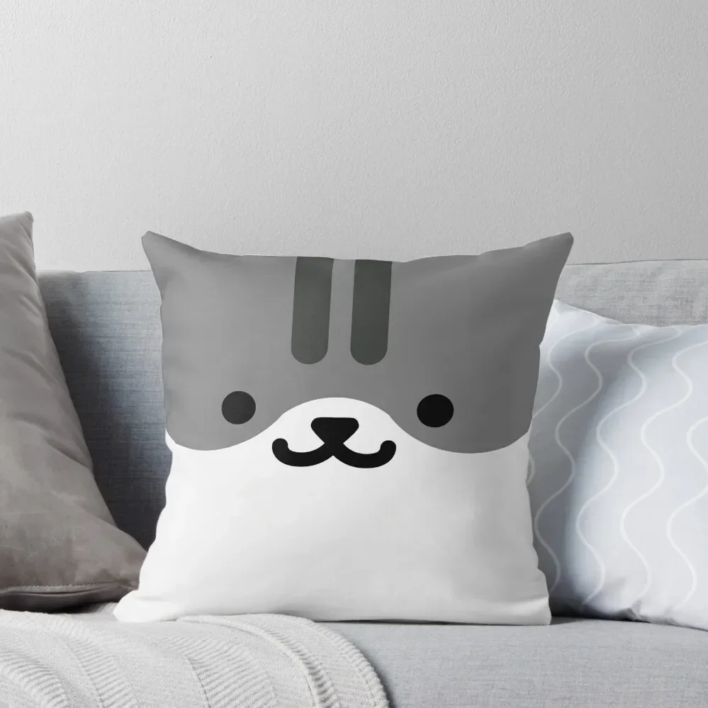 

Neko Atsume - Pickles Throw Pillow Pillow Decor Sofa Covers For Living Room Couch Pillows pillow