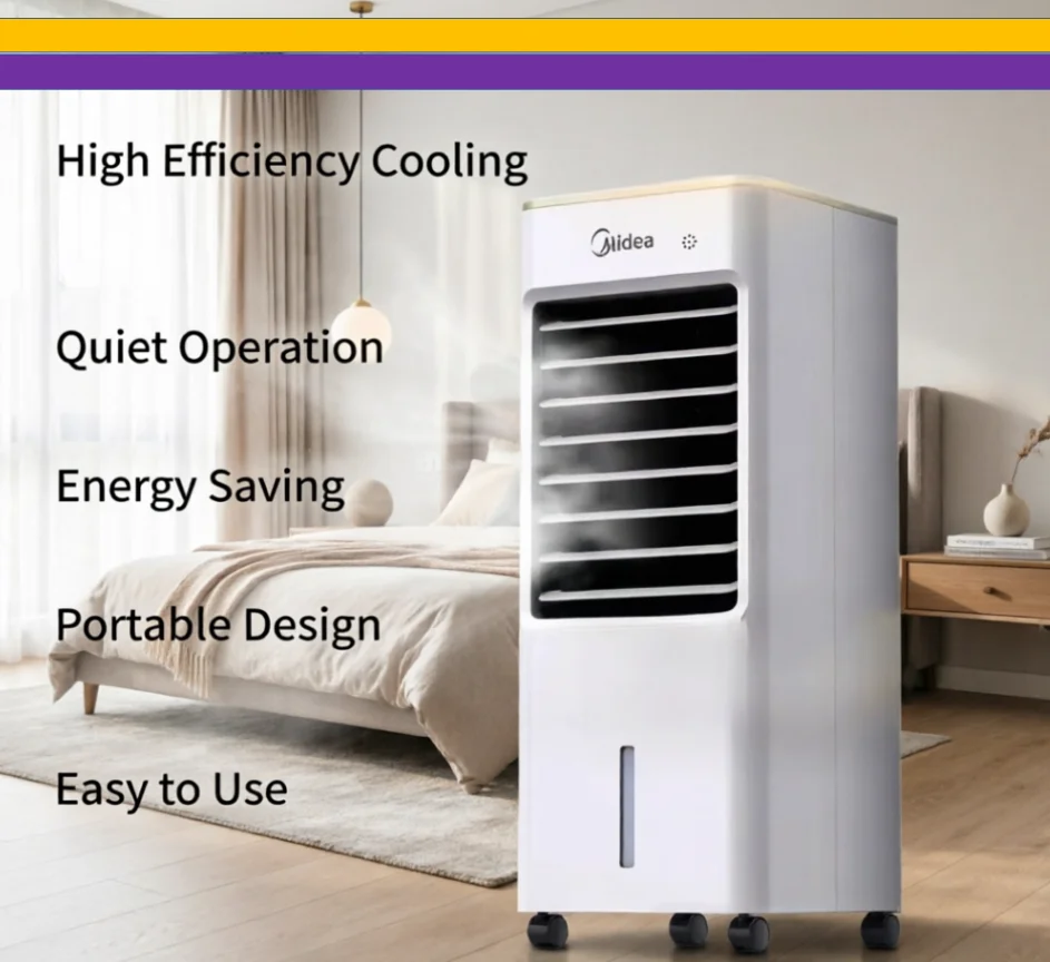 

200V Quiet Desktop Mini Air Cooler Fan, Portable Personal Cooling Fan for Bedroom & Home Use LYH